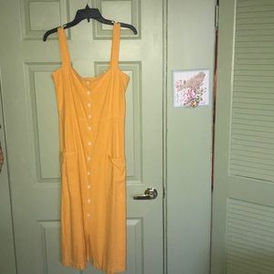 Levi’s yellow knee length dress